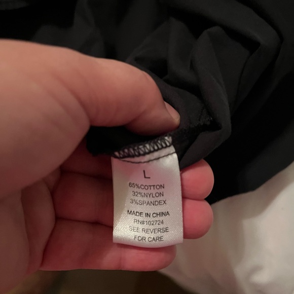 Embroidered Black Peasant Top Size L - Picture 5 of 5